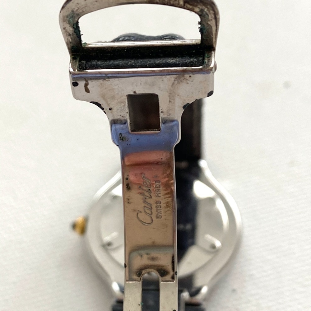 Must de Cartier 21 Stainless Steel Gold Watch - Picture 6 of 10
